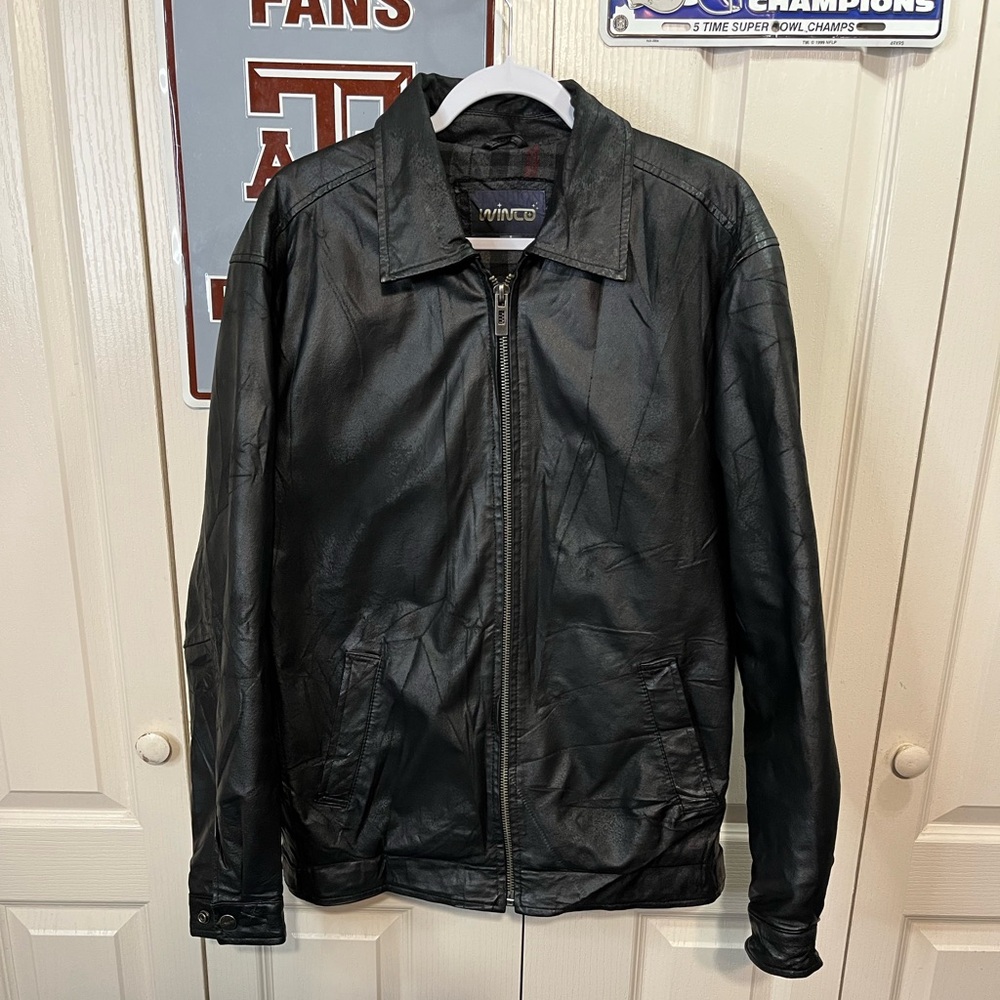 Winco Classic Fashion Men’s Leather Jacket